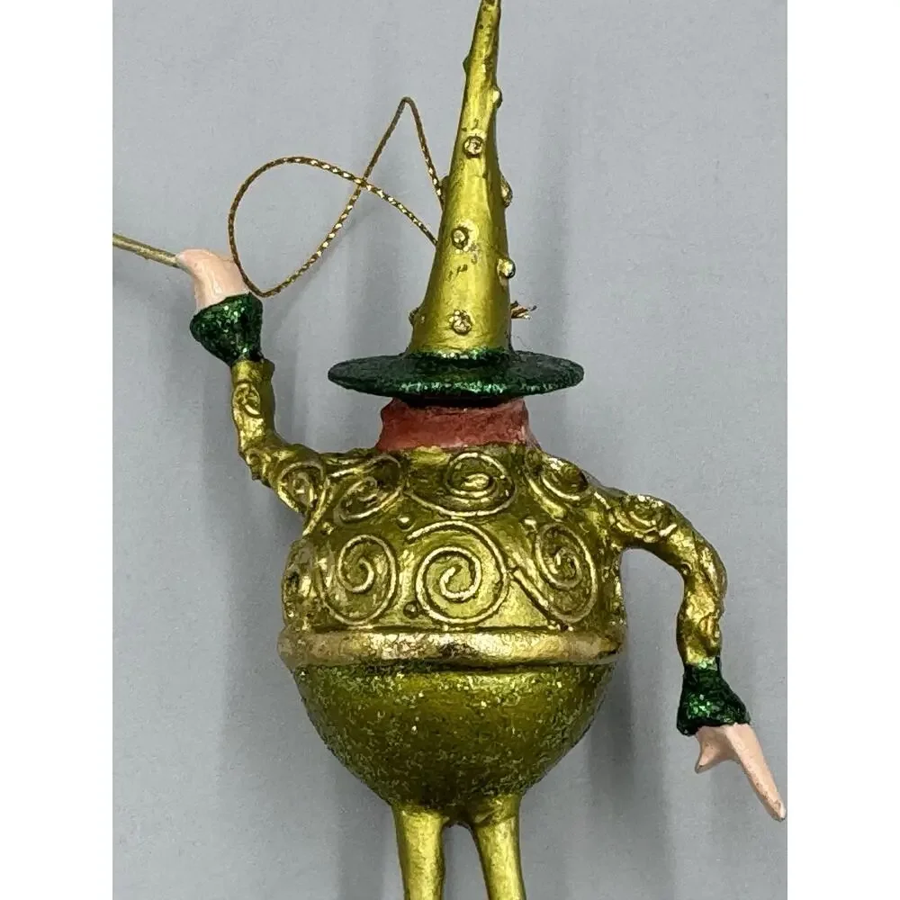 De Carlini Susannah Wizard of Oz Christmas Ornament Santa Uno Alla Volta No Tag